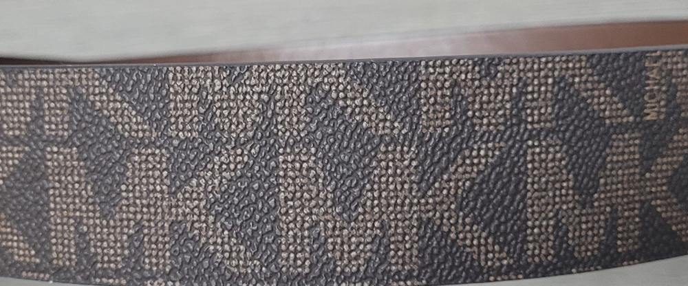 NEW Michael Kors Signature Monogram Belt - Picture 2 of 3